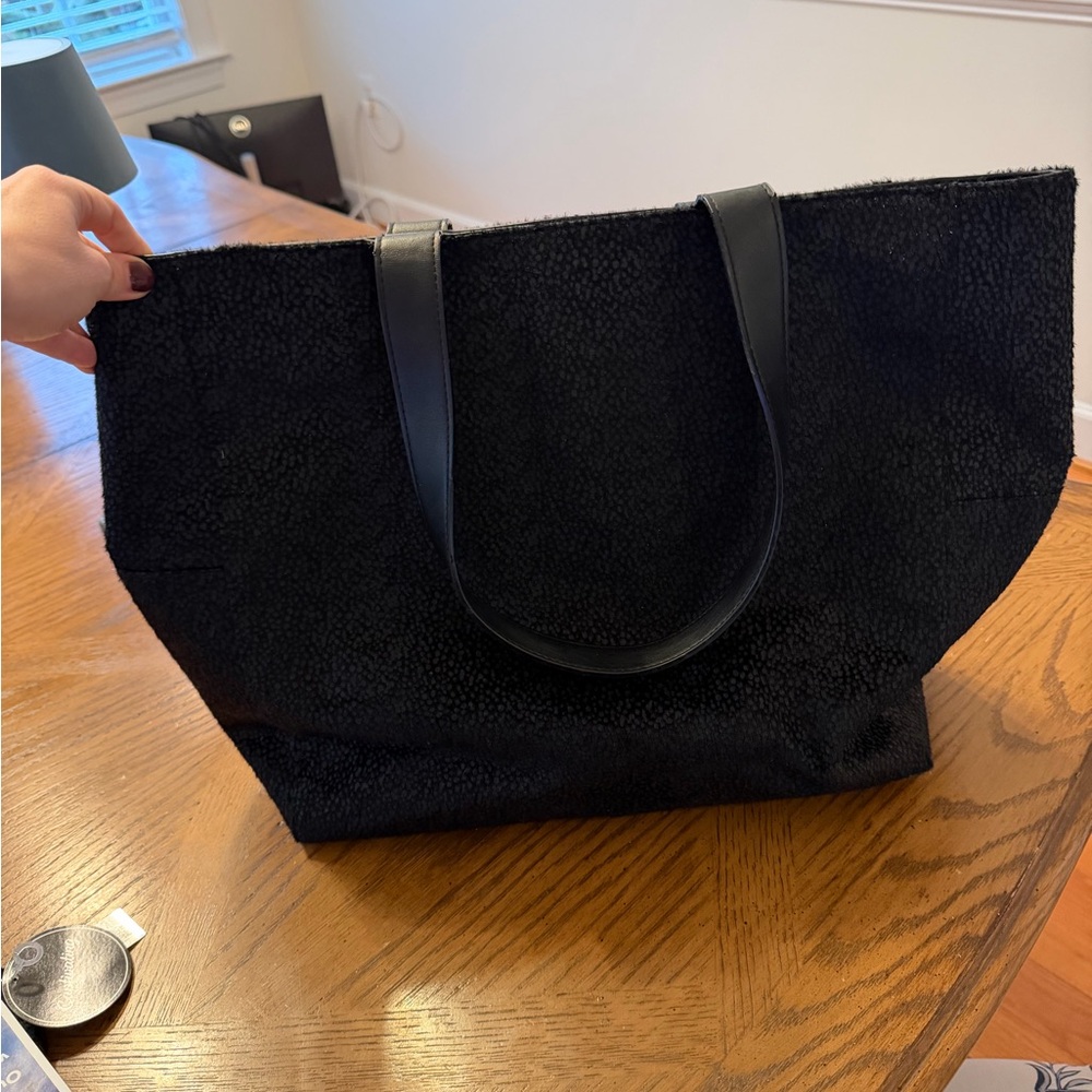 Calf Hair Work Tote